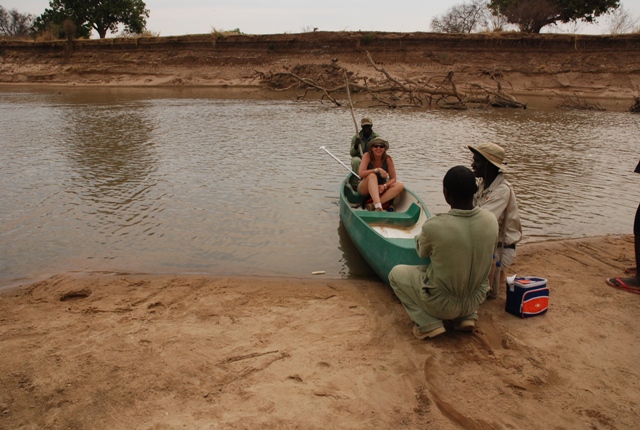 River crossing to chikoko